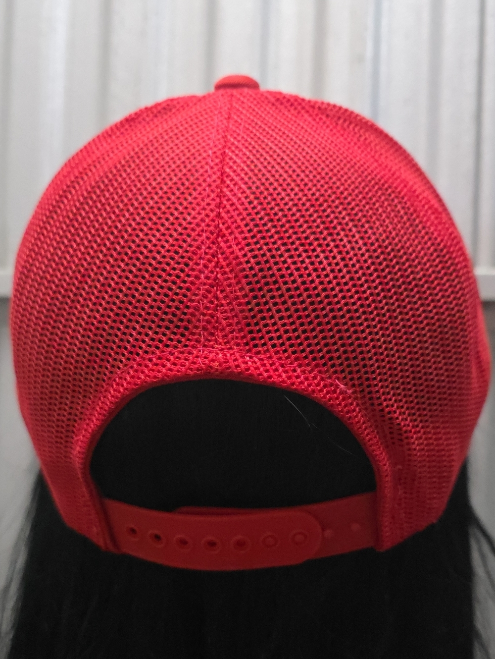 Red Trucker Hat - Branded Party Cap - Picture 3 of 5